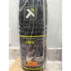 TriggerPoint GRID Foam Roller Black Hollow Multi-Density Massage Roller 13in
